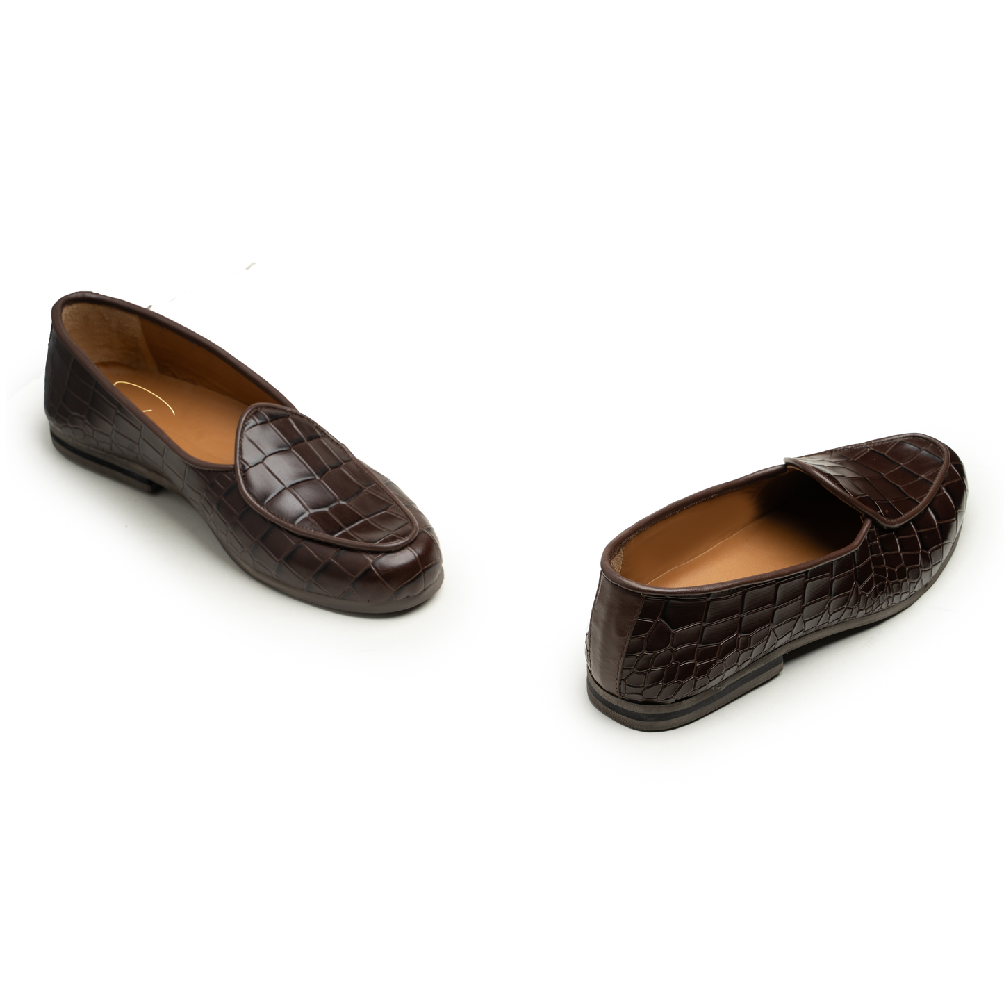 Cairo Croc Brown
