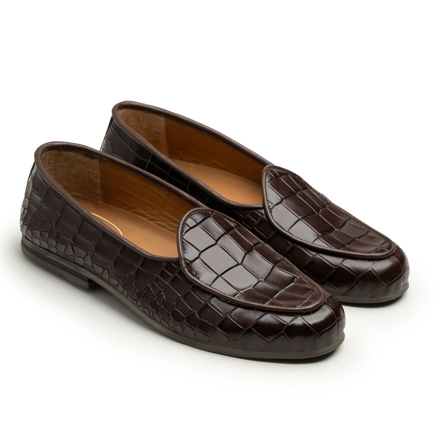 Cairo Croc Brown