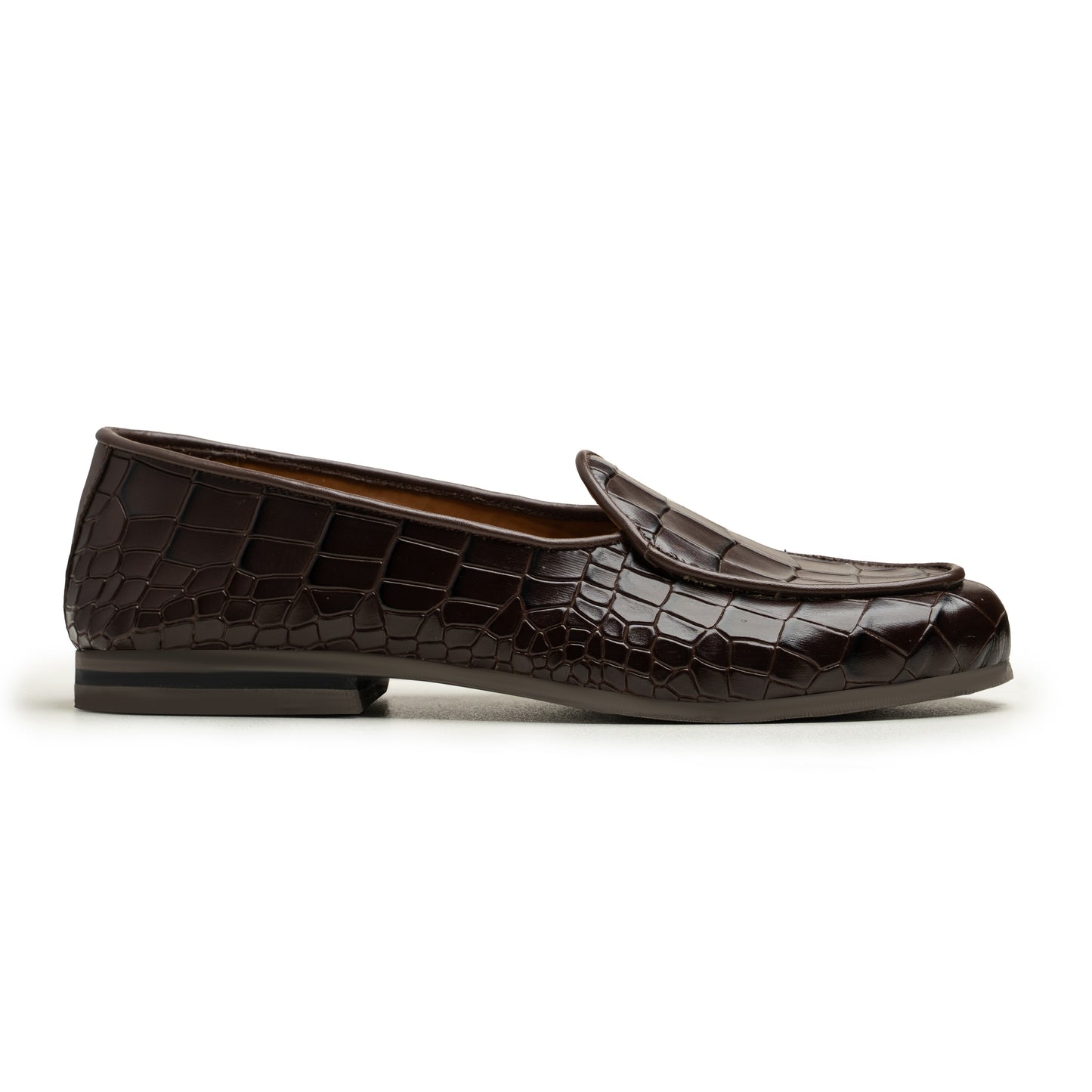 Cairo Croc Brown