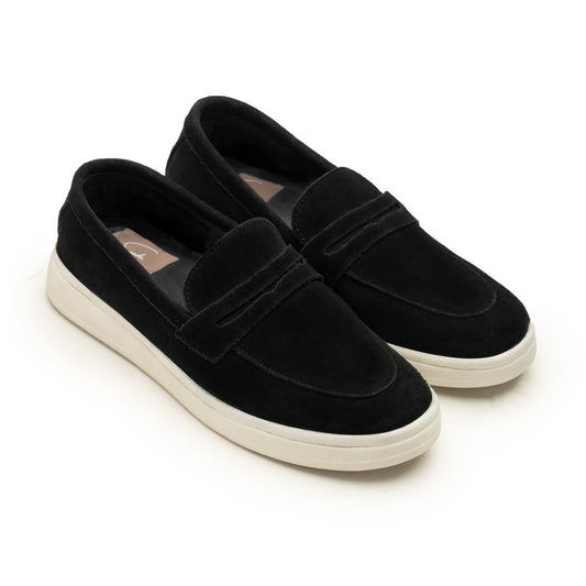 Seaside Walk Sneaker Loafer ( Black )