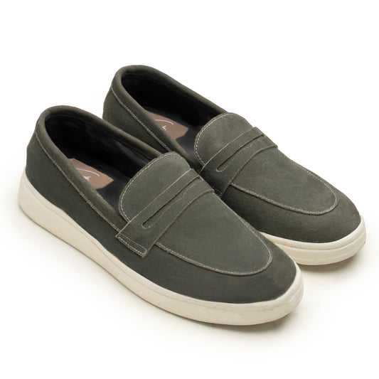 Seaside Walk Sneaker Loafer ( Cement Green )